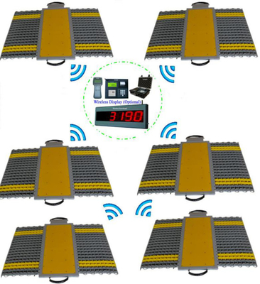 De draadloze Draagbare Indicator van Vrachtwagenaxle scales with touch screen