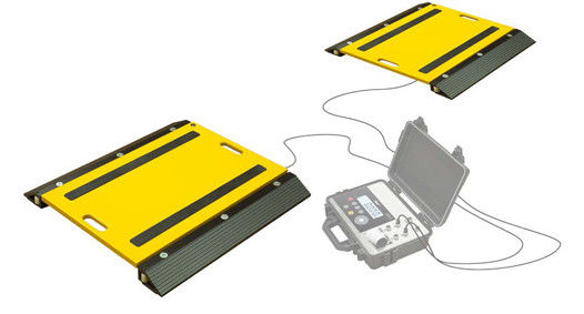 40T geschatte Lading Uiterst dun Draagbaar Axle Weighing Scales